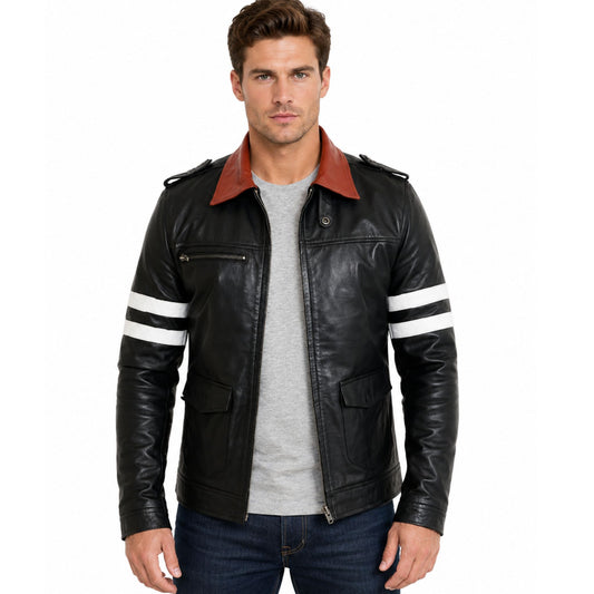 Prototype 2 Alex Mercer Black Leather Jacket Men's.
