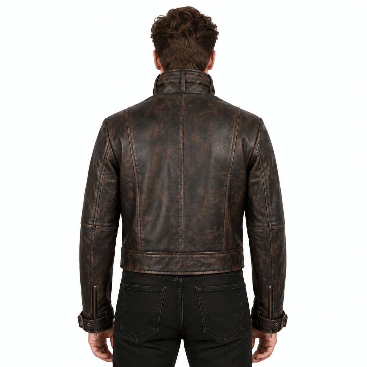 Jason Todd Red Hood Distressed Leather Jacket - AshesWear