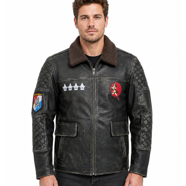 Pacific Rim Raleigh Becket Charlie Hunnam Gipsy Danger Leather Jacket - AshesWear