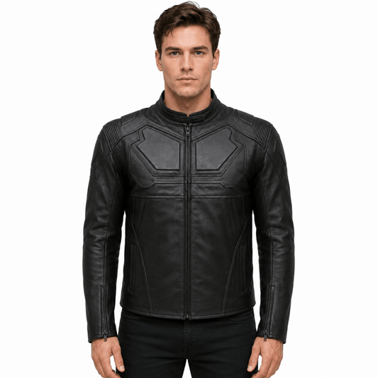 Tom Cruise Oblivion Movie Black Sheep Leather Jacket Halloween Costume Men's - AshesWear
