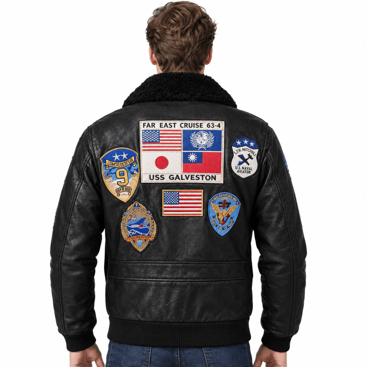 Tom Cruise Top Gun Pete Maverick Cowhide Leather Aviator Jacket - AshesWear